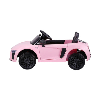 Ride On Car Licensed Audi R8 12V Electric Car for Kids Battery Pink - Image 3