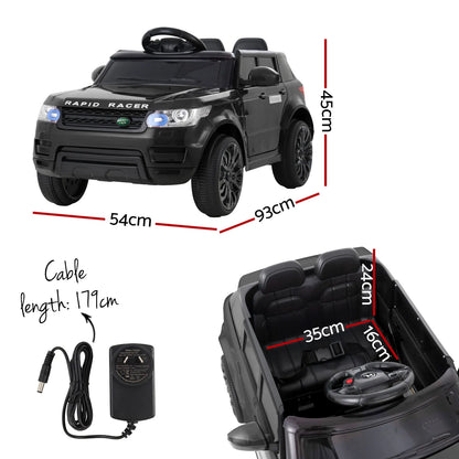 Rigo Ride On Car Kids Electric Ride On Cars SUV Remote 12V Black - Image 2