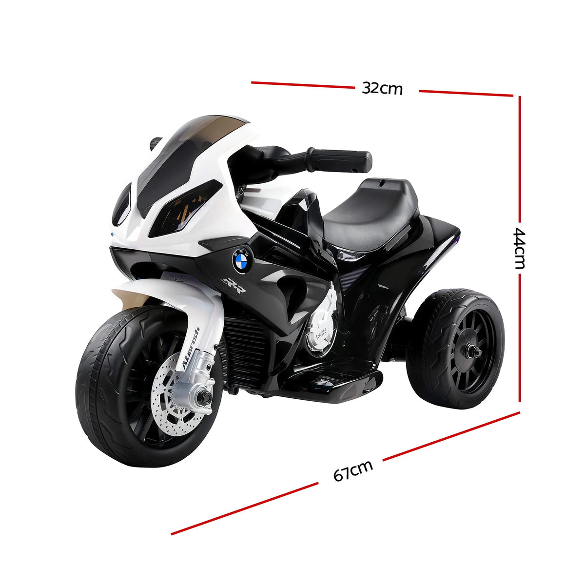 Kids Ride On Car Electric Ride On Cars Motorcycle Motorbike BMW Licensed S1000RR Black - Image 2