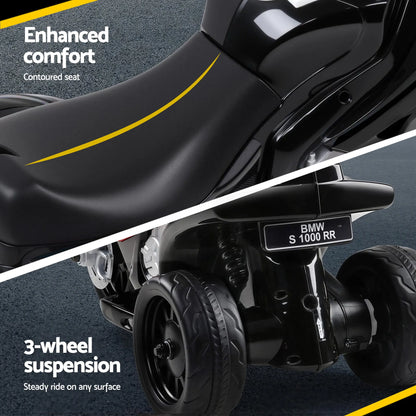 Kids Ride On Car Electric Ride On Cars Motorcycle Motorbike BMW Licensed S1000RR Black - Image 6