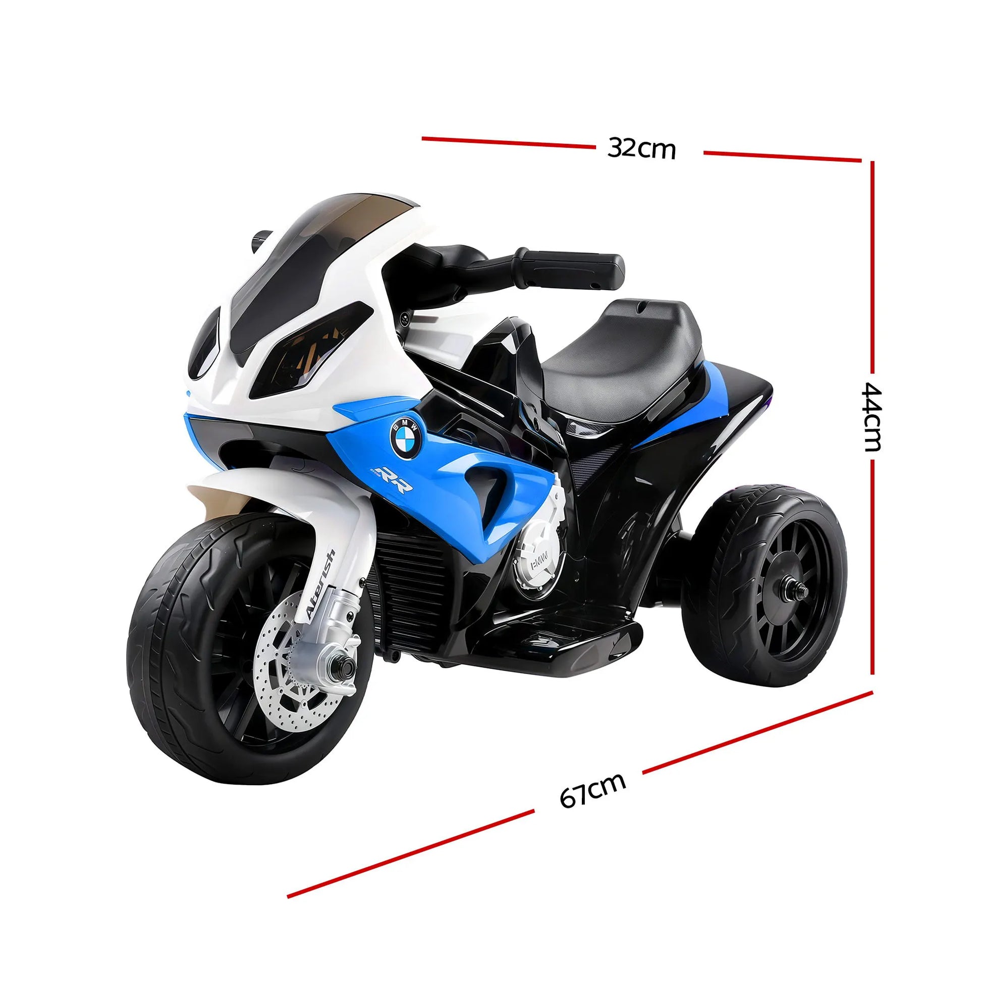 Kids Electric Ride On Car Police Motorcycle Motorbike BMW Licensed S1000RR Blue - Image 2