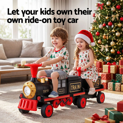 Rigo Kids Ride on Car Train 12V Electric Toy 2 Seater 136cm - Image 9
