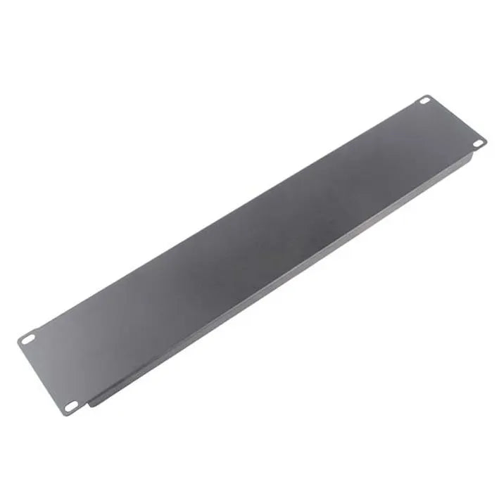 LDR 2U 19' Blanking Panel - Rack Mountable 19' - Black Metal Construction - Data Racks  Accessories