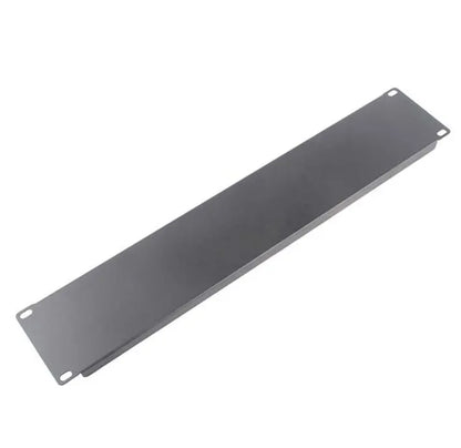 LDR 2U 19' Blanking Panel - Rack Mountable 19' - Black Metal Construction - Data Racks  Accessories