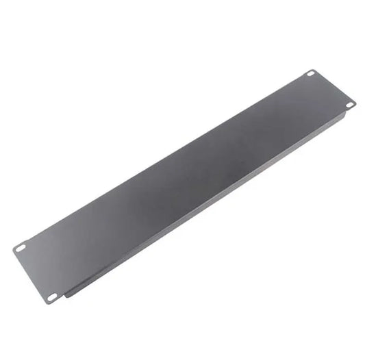 LDR 2U 19' Blanking Panel - Rack Mountable 19' - Black Metal Construction - Data Racks  Accessories
