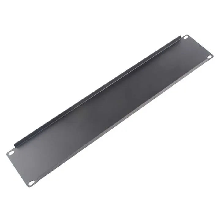 LDR 2U 19' Blanking Panel - Rack Mountable 19' - Black Metal Construction - Data Racks  Accessories - Image 2