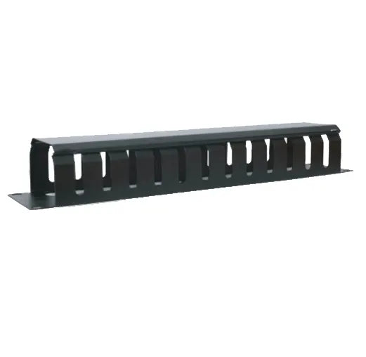 LDR 1U 19' Cable Management Rail 24 Slot Shallow (Plastic) - 1U - Data Racks  Accessories