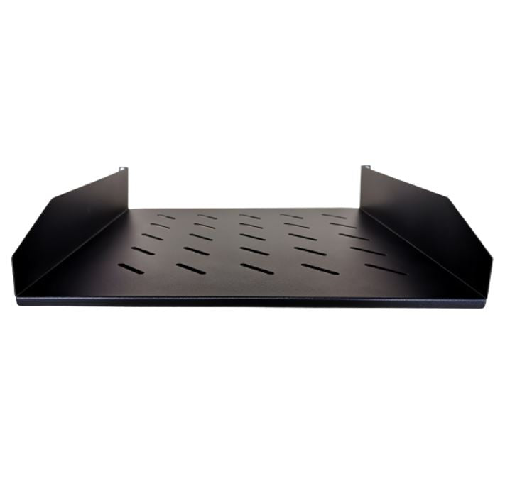 LDR Cantilever 2U 275mm Deep Shelf Recommended for 19' 450/550mm Deep Cabinet - Black Metal Contr... - Image 3
