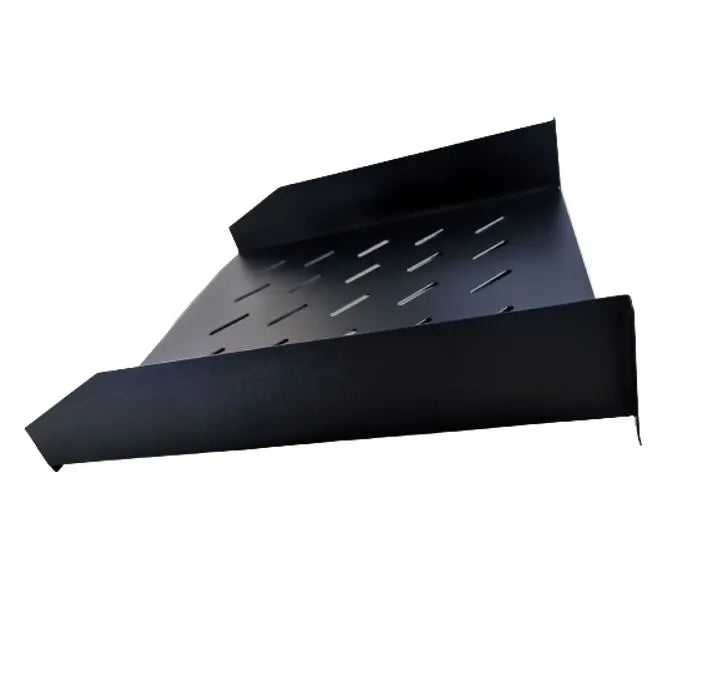 LDR Cantilever 2U 300mm Deep Shelf Recommended for 19' 600mm Deep Cabinet - Black Metal Contructi... - Image 4