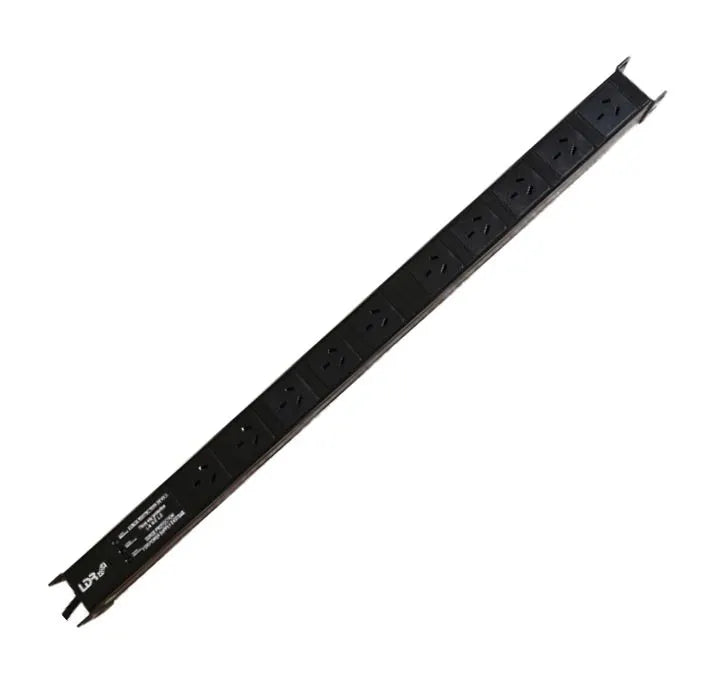 LDR 10-Port 10A Power Distribution Unit AU Approved - 10x 3-Pin AU/NZ Outlets/Slots - 1U Vertical...