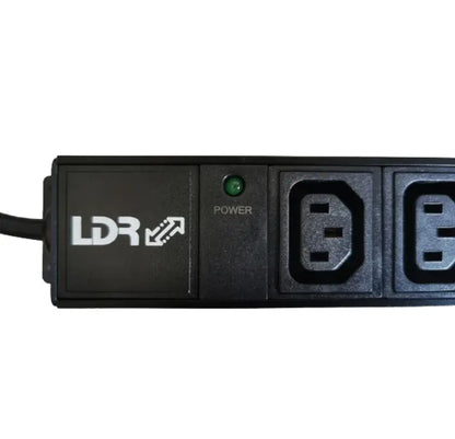 LDR 9‑Port 10A IEC C13 Power Distribution Unit(PDU),AU Approved,1U Vertical Mount,Aluminum Materi... - Image 2