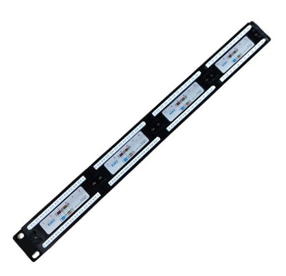 LDR 24 Port Cat6/5e Patch Panel Rack Mount - 1U - Data Racks  Accessories - Image 2