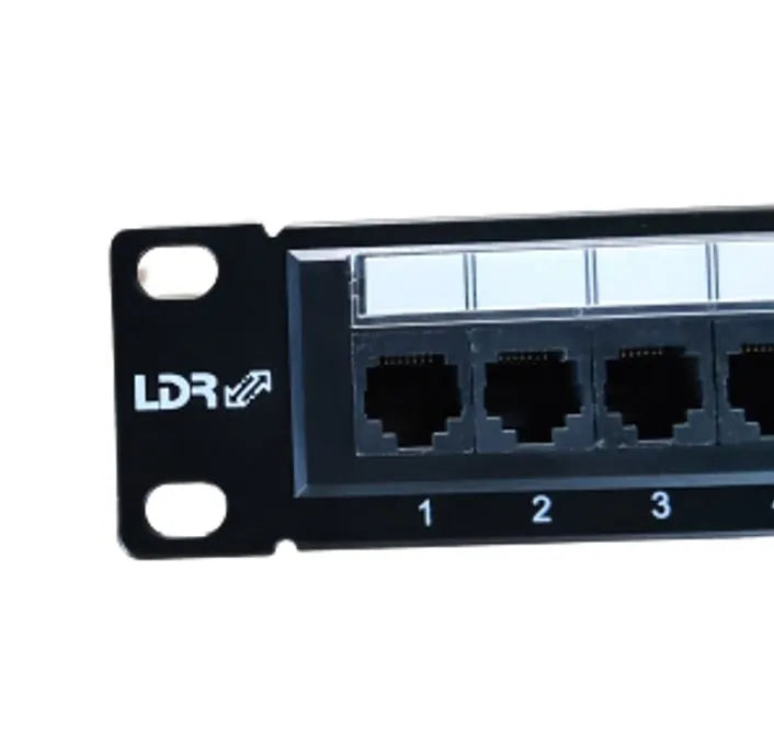 LDR 24 Port Cat6/5e Patch Panel Rack Mount - 1U - Data Racks  Accessories - Image 3