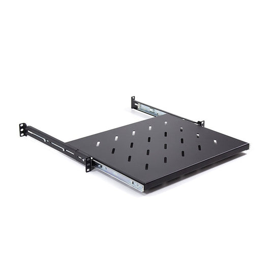 LDR Sliding 1U Shelf Recommended for 450mm to 600mm Deep Server Racks, Supports rail to rail dept...