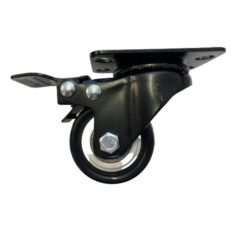 LDR 2' PP Rack Caster Wheels 2x With Brakes  2x Without Brakes - Pack of 4 Wheels Total - Data Ra... - Image 2