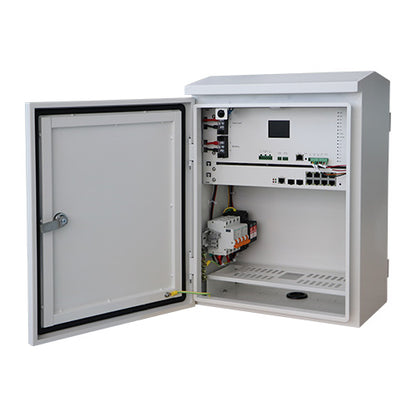LDR Outdoor Smart Solar Box, IP55,*2.4 inch Screen*,Waterproof,Solar Power Input( <100VD),2 PoE P...