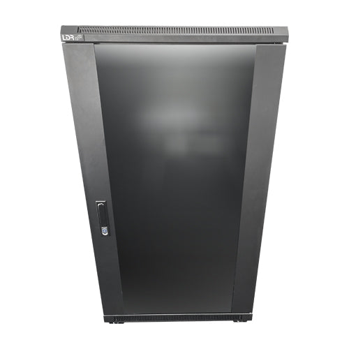 LDR Assembled 22U Server Rack Cabinet (L600mm x W1000mm x H1070mm), Glass Door,1x 8-Port PDU, 1x... - Image 2