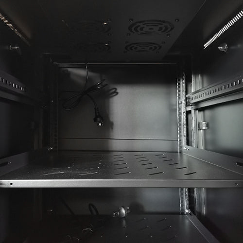 LDR Assembled 18U Server Rack Cabinet (600mm x 800mm) Glass Door, 1x 8-Port PDU, 1x 4-Way Fan, 2x... - Image 3