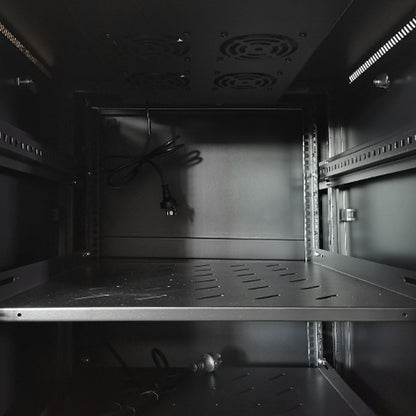 LDR Assembled 18U Server Rack Cabinet (600mm x 800mm) Glass Door, 1x 8-Port PDU, 1x 4-Way Fan, 2x... - Image 3