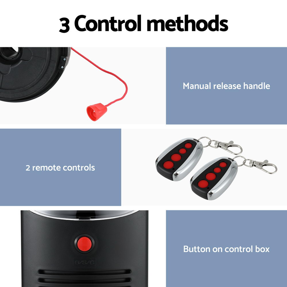 UL-tech Garage Roller Door Opener 250N Motor Auto Safety Reverse 220V - Image 6