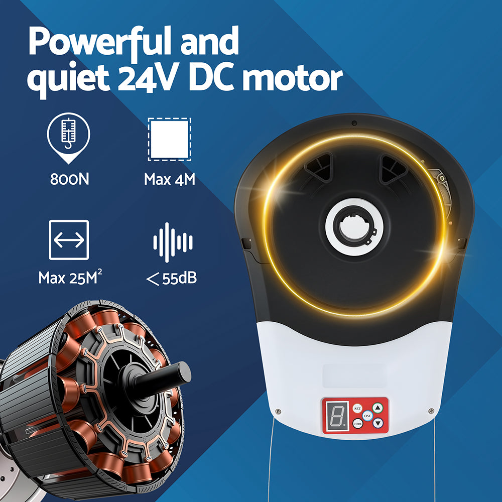 UL-tech Garage Roller Door Opener 800N Motor Auto Safety Reverse 220V - Image 4