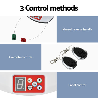 UL-tech Garage Roller Door Opener 800N Motor Auto Safety Reverse 220V - Image 6