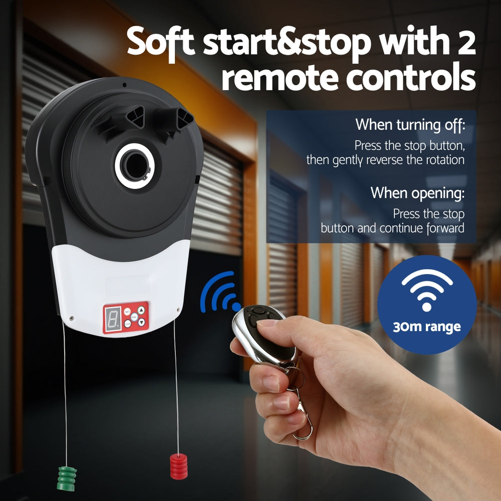 UL-tech Garage Roller Door Opener 800N Motor Auto Safety Reverse 220V - Image 8