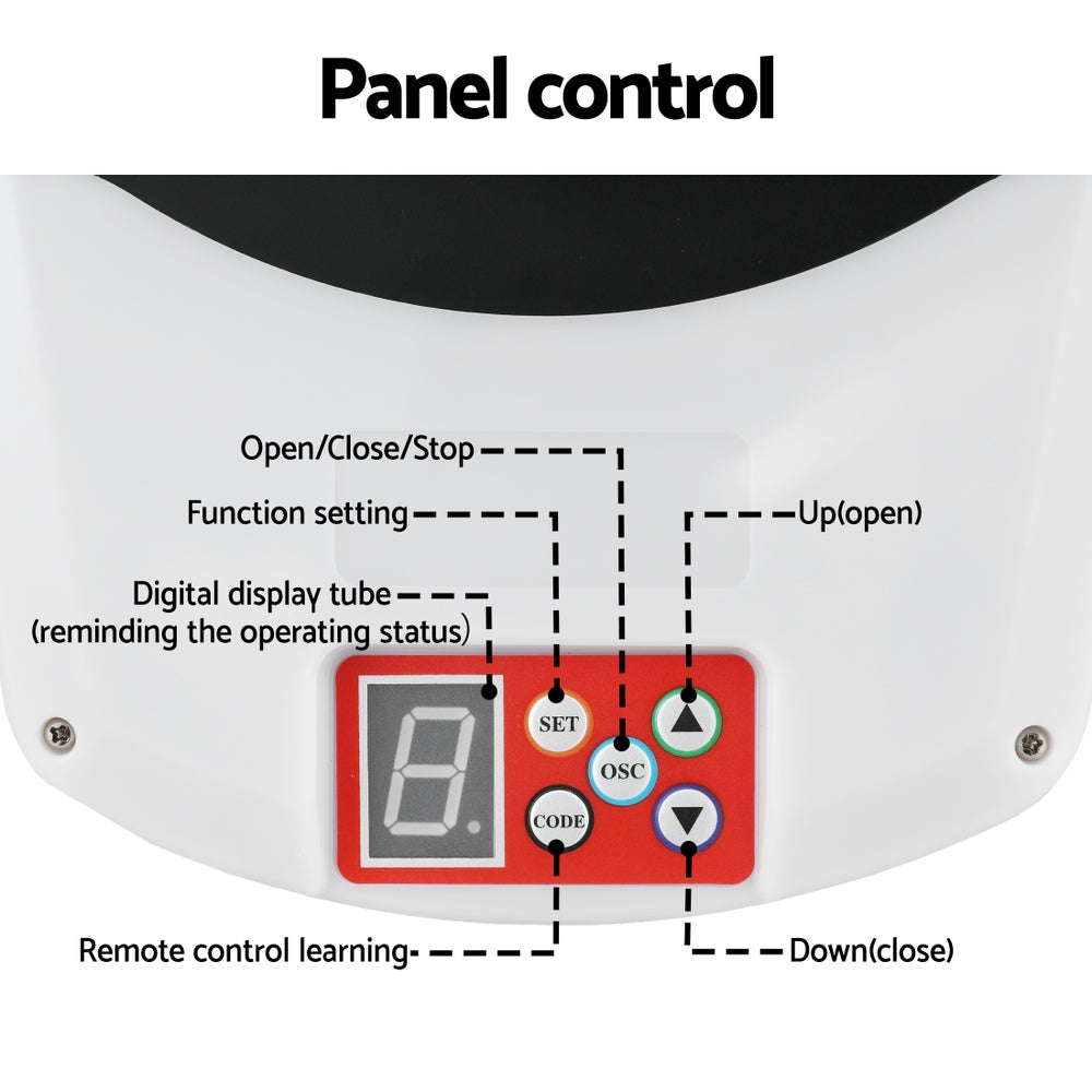 UL-tech Garage Roller Door Opener 800N Motor Auto Safety Reverse 220V - Image 9