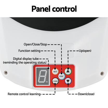 UL-tech Garage Roller Door Opener 800N Motor Auto Safety Reverse 220V - Image 9
