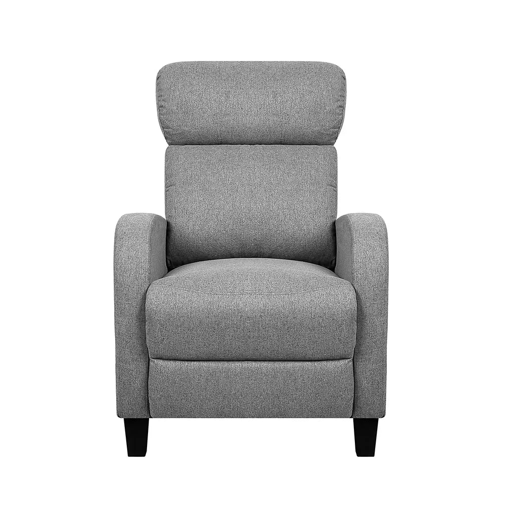 Artiss Fabric Reclining Armchair - Grey - Image 3