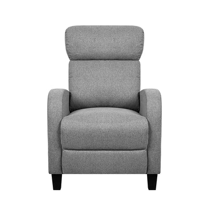 Artiss Fabric Reclining Armchair - Grey - Image 3