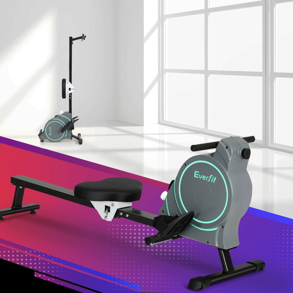 Everfit Rowing Machine 16 Levels Magnetic Rower Gym Home Cardio with APP - Image 7