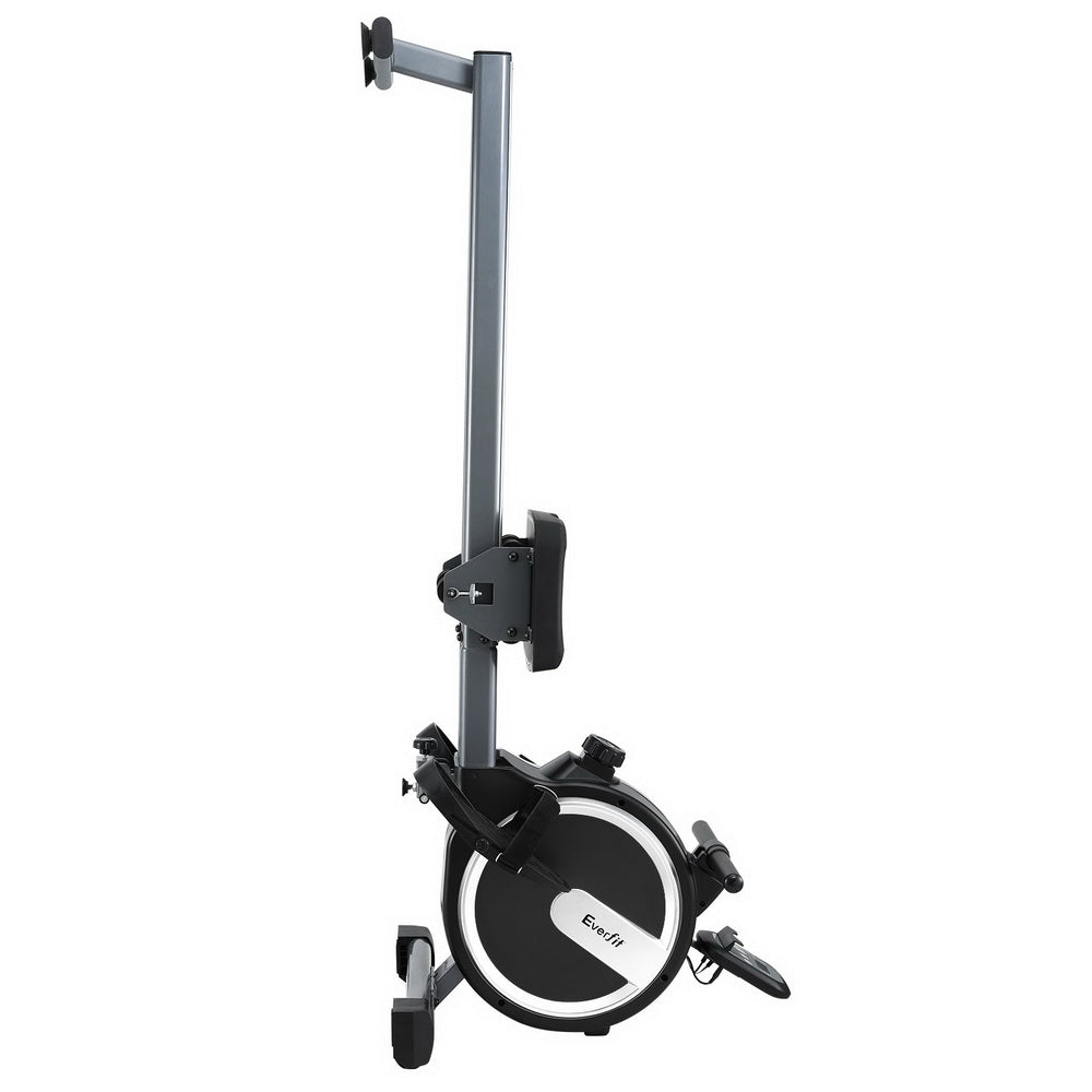 Everfit 16 Level Magnetic Rowing Machine for Home with App Connect Black - Image 3