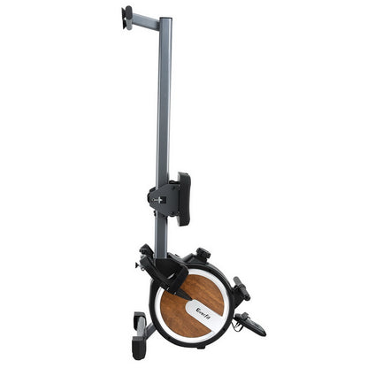 Everfit 16 Level Magnetic Rowing Machine for Home with App Connect Walnut - Image 3