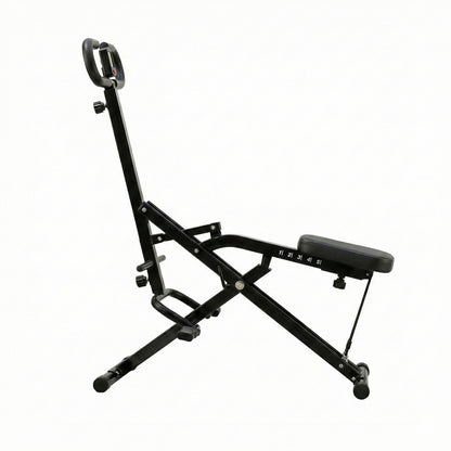 Everfit Foldable Squat Machine Deep Squat Rowing Machine 5 Adjustable Seat Home Gym - Image 3
