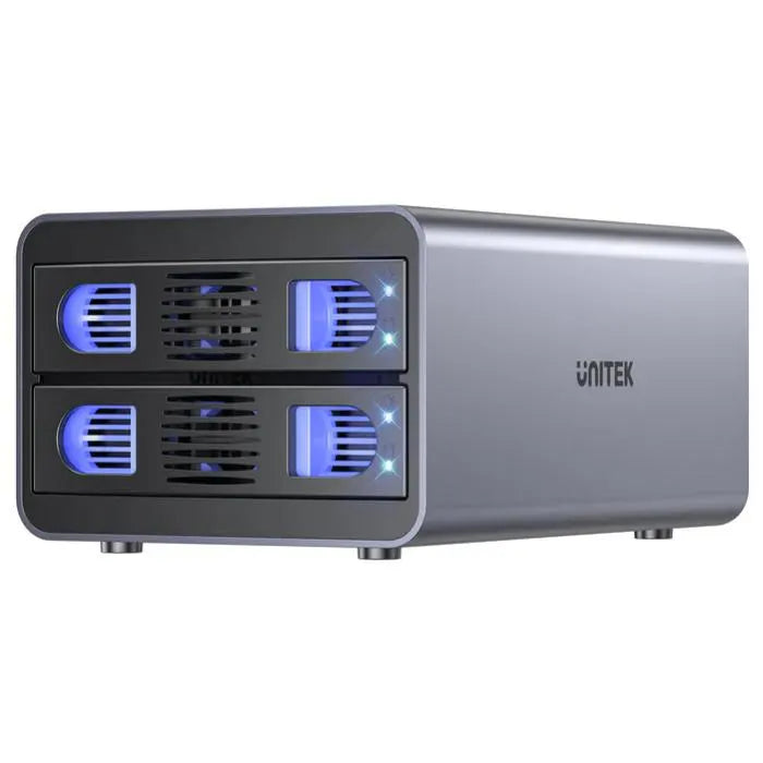 Unitek USB3.2 Type-C 10GB/SATA 2BAY SATA - Hard Drive Enclosures