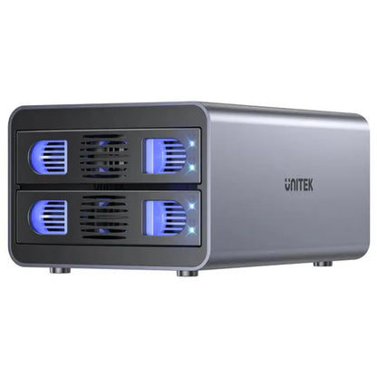 Unitek USB3.2 Type-C 10GB/SATA 2BAY SATA - Hard Drive Enclosures