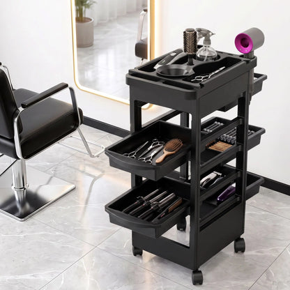 Embellir 6-Tier Salon Trolley Cart on Wheels Barber Mobile Hairdressing Cart - Image 7