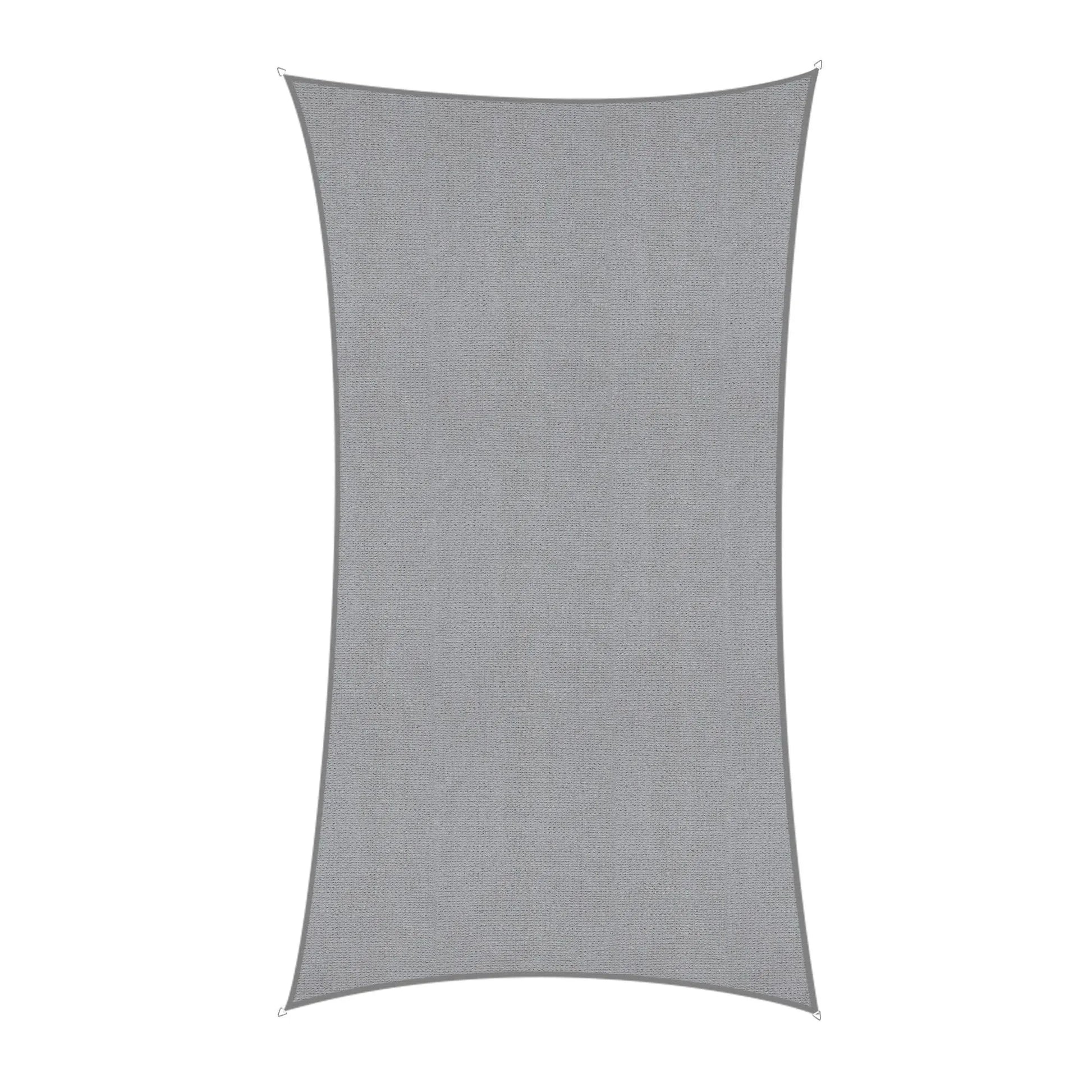 Instahut Sun Shade Sail Cloth 98% UV Block Outdoor Canopy Rectangle 2X5M Grey