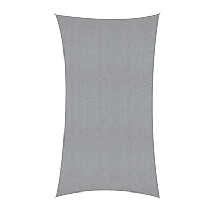 Instahut Sun Shade Sail Cloth 98% UV Block Outdoor Canopy Rectangle 2X5M Grey