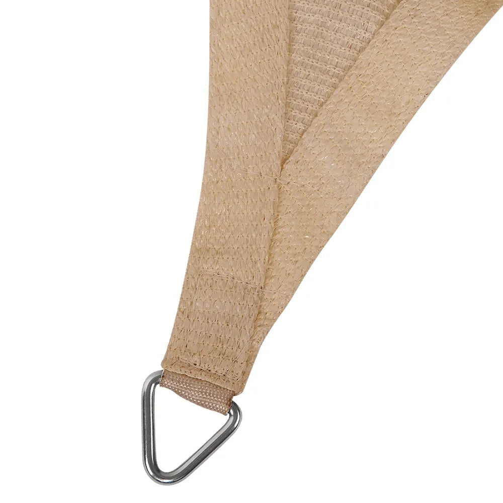 Instahut Shade Sail 3x6m Rectangle 185GSM 95% Sand Shade Cloth - Image 3