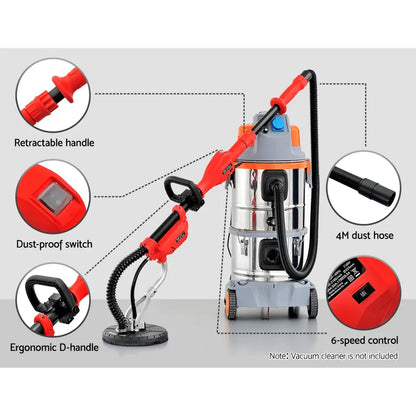 Giantz 800W Drywall Sander Plaster Wall Board Dust - Image 5