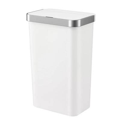 Devanti 50L Motion Sensor Trash Bin Automatic Kitchen Waste Dustbin White - Image 2