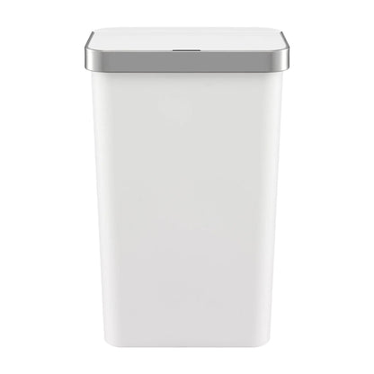 Devanti 50L Motion Sensor Trash Bin Automatic Kitchen Waste Dustbin White - Image 4