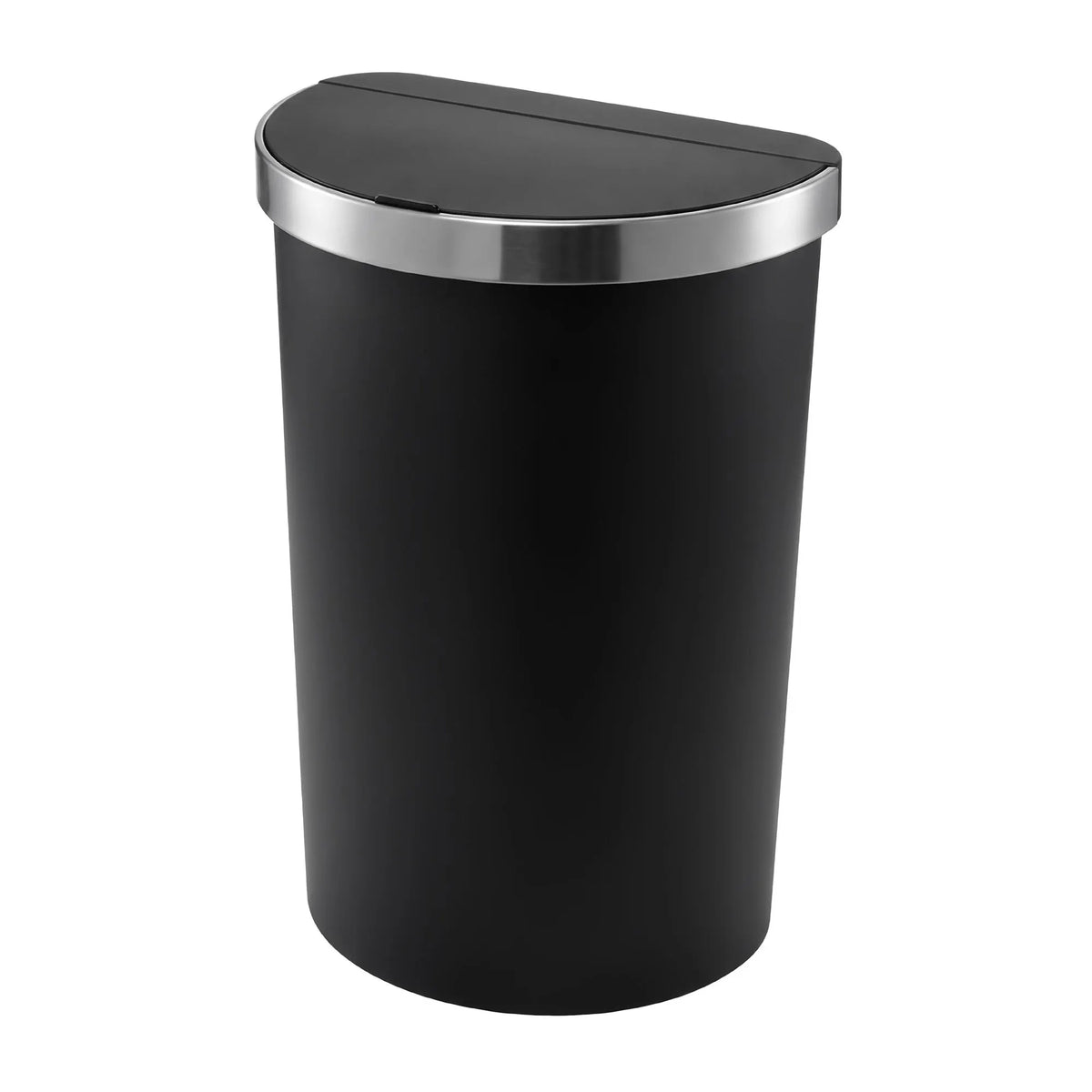 Devanti 50L Sensor Bin D-Shape Trash Can Kitchen Smart Rubbish Bin Black - Image 2