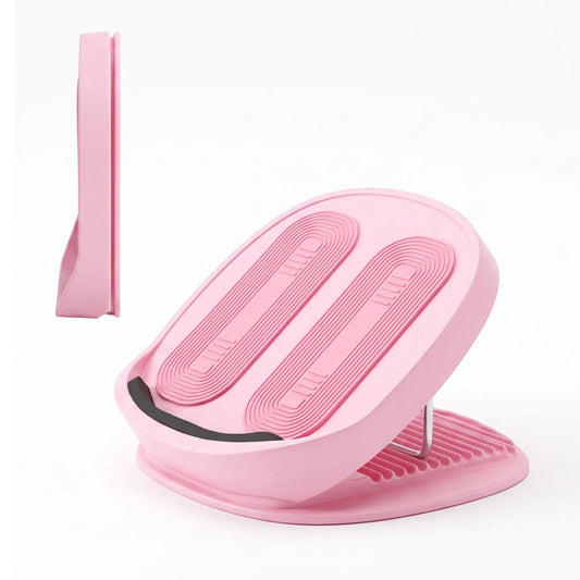 Everfit Slant Board, Balance Board, 14-Level Adjustable Incline Calf Stretcher for Stretching, Squats and Home Fitness Pink