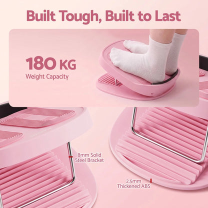 Everfit Slant Board, Balance Board, 14-Level Adjustable Incline Calf Stretcher for Stretching, Squats and Home Fitness Pink - Image 7