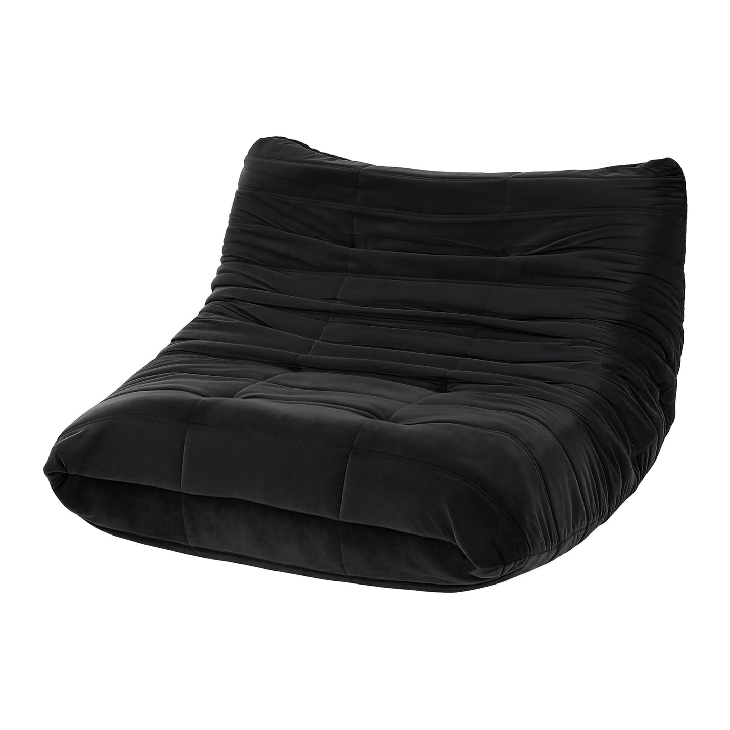 Artiss Lazy Sofa 2 Seaters Accent Caterpillar Chair Floor Couch Armless Lounge  - Image 2