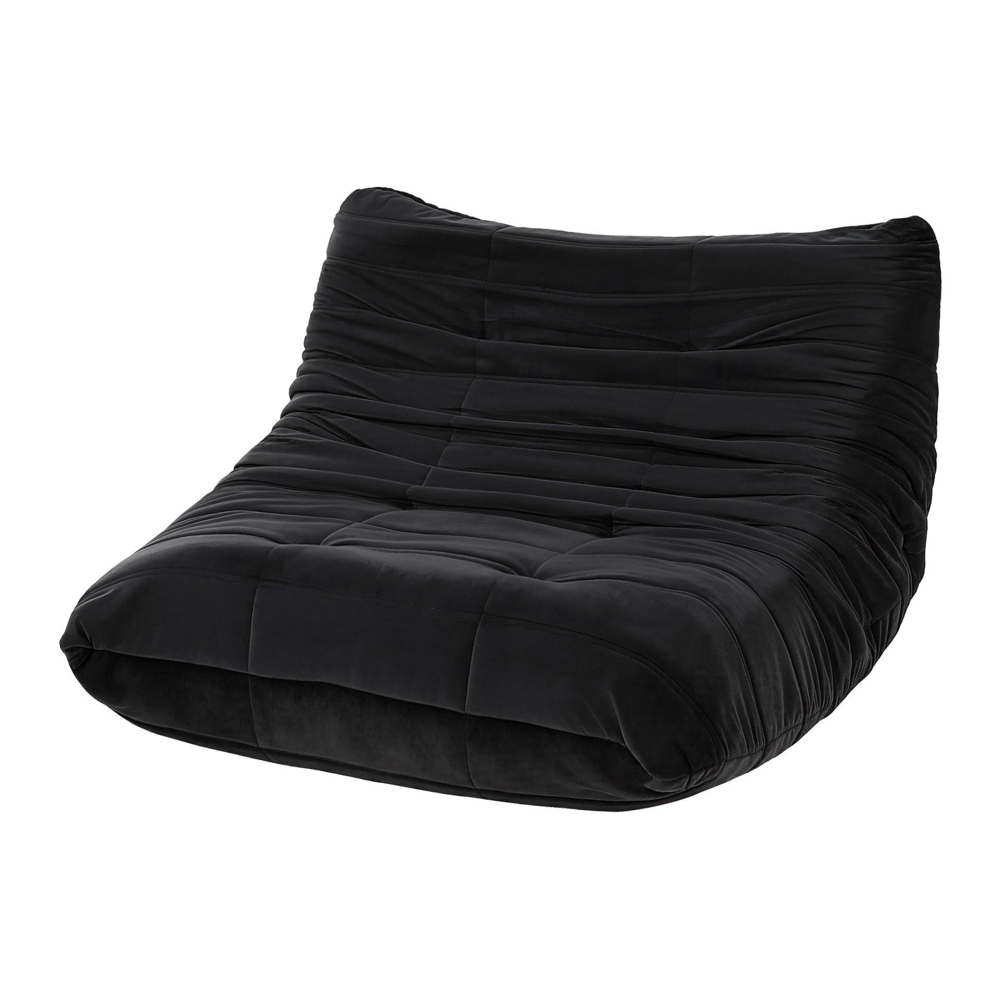 Artiss Lazy Sofa 2 Seaters Accent Caterpillar Chair Floor Couch Armless Lounge  - Image 2