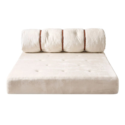 Artiss Convertible Sofa Bed Roll-Up Sleeper Chair Fold Out Couch Floor Lounge - Image 9
